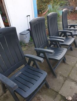 Gartenstühle blau - Herne Börnig