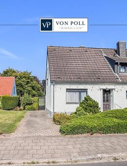 Charmantes Doppelhaus mit Traumgarten in guter Wohnlage von Reuschenberg - Neuss