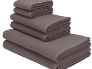 KangaROOS Handtuch Set Cassidy, Handtuch in Premium Qualität, 500 gr/m², Waffeloptik, Frottier (6-St), Duschtücher, Handtücher, Gästetücher, 100% Baumwolle