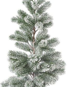 Creativ deco Künstlicher Weihnachtsbaum Weihnachtsdeko, künstlicher Christbaum, Tannenbaum, Im Topf, Beschneite Optik