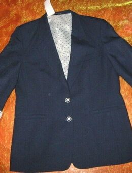NEU mit ETIKETT * Original VINTAGE * Maritim * Marine * Navy * Sailor- Style * Boyfriend * Anzug * Kostüm * BLAZER "HMC * Hucke" Gr. 42- 44/ M- L * dunkel- blau * weiß * - Riedlingen