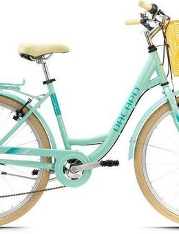 KS Cycling Cityrad Cantaloupe, 6 Gang Shimano Tourney Schaltwerk, Kettenschaltung, für Damen, Kettenschaltung