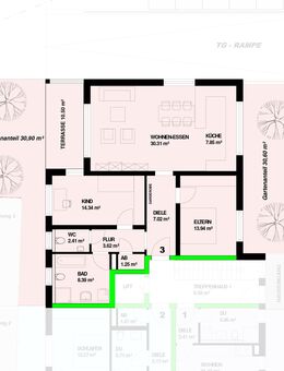 Neubau: 3-Zimmer Erdgeschoss mit Terrasse in Steinen - Höllstein Nr.3 - VERKAUFT - Steinen (Baden-Württemberg)