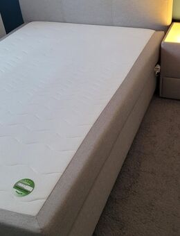 Bett und komplettes Wohnzimmer. - Halle (Westfalen)