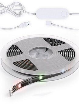 B.K.Licht LED-Streifen, Smart Home LED Stripe/Band 2m inkl. USB WiFi Appsteuerung