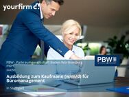 Ausbildung zum Kaufmann (w/m/d) für Büromanagement - Stuttgart