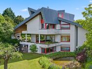 Einzigartige Architektenvilla mit Parkgarten, Pool & atemberaubendem Weitblick - pure Exklusivität! - Neunkirchen (Brand)