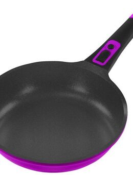 KING Bratpfanne »Click-Grip Xylan Plus Silver Diamond«, Aluminiumguss (Set, 1-tlg), Induktion, abnehmbarer Griff, XYLAN puls Silver Diamond-Beschichtung