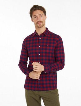 Tommy Hilfiger Langarmhemd BRUSHED GINGHAM Slim Fit SHIRT modisch kariert