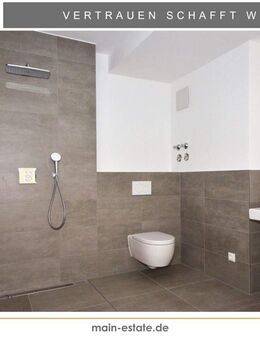 Stilvolle Erstbezugswohnung: Helle 2 Zimmer mit Küche und Loggia - Frankfurt (Main)