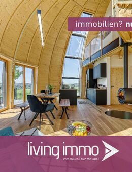 PANORAMA_SKYDOME - Postmodernes Holzkuppelhaus mit Doppelcarport (Neubau, Energielevel A+) - Neukirchen (Wald)