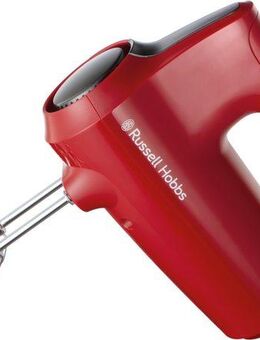 RUSSELL HOBBS Handmixer Desire 27150-56, spülmaschinenfeste Aufsätze: Knethaken & Quirle, 185 W, rot