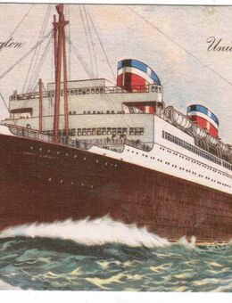 S.S. Washington T109 – Seltenes Sammlerstück, Einzigartige historische Ansichtskarte - Sinsheim Zentrum