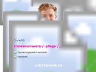 Krankenschwester / -pfleger / -pflegehelfer/in (m/w/d) in Voll- oder Teilzeit (80%) - München