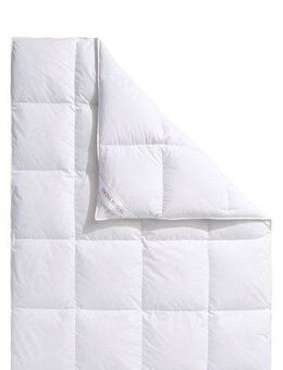 Haeussling Daunenbettdecke Swiss Royal, Bettdecken für Sommer und Winter, Ganzjahresdecke, Decke, Füllung: 90% Daunen, 10% Federn, Bezug: 100% Baumwolle, Bettdecke 135x200 cm, 155x220 cm & weitere Größen, Made in Germany