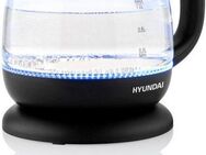 Hyundai Wasserkocher VK101, 1 l, 1100 W, 1100 W, automatische Deckelöffnung und Abschaltung, Spirale für Kabel