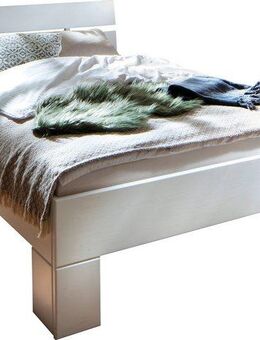 Home affaire Bettgestell Progress Massivholzbett in 5 Größen, weiß lackiert, FSC®-zertifizierte massive Fichte, hohe Belastbarkeit: 200kg je Seite