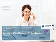 Sekretär / Office Manager – Verbandsarbeit (m/w/d) - Berlin