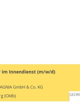 Mitarbeiter im Innendienst (m/w/d) - Oldenburg