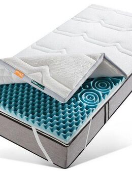 fan, Topper Mabona TKS, 7 cm hoch, Kaltschaum, Kundenliebling! Mit Sommer- und Winterseite!