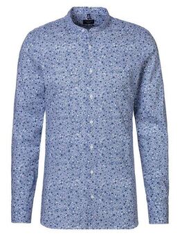 OLYMP Businesshemd No. Six super slim Mit Allover Blumenprint