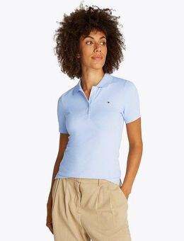 Tommy Hilfiger Poloshirt 1985 Slim Fit Pique Premium mit Logostickerei, mit Seitenschlitzen