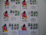 Zusammendrucke, Briefmarken, Berlin W83 - W98 kompl. gestempelt, Brief, Estagsbrief - Erftstadt