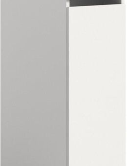 welltime Standregal Falas, Höhe 101cm, Apothekerauszug mit 3 Fächern,3 offene Ablagefächer, Rollregal, Organizer, Anstellregal, Anstellschrank, Badschrank