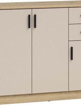 HBZ Sideboard Nelly Kommode, BxHxT 109x86x50cm (1 St), Breite 109cm, Einlegeböden verstellbar, foliert