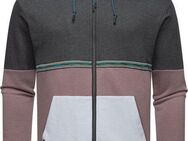 Ragwear Kapuzensweatjacke Blocky Herren Basic Sweatjacke mit Kapuze