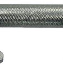 body coach Kurzhantelstange Verchromt, 35 cm 14" für Standard Gewichte 30mm Innenmaß, Chrom, Stahl, 35,2 cm (3-tlg), kreuzgerändelter Griff