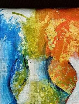 Acrylbild "Gruppenbild mit Damen" 40 x 40 - Dresden