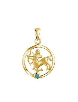 Vivance Kettenanhänger 925/- Sterling Silber vergoldet Schütze Monatsstein