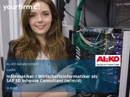 Informatiker / Wirtschaftsinformatiker als SAP SD Inhouse Consultant (w/m/d) - Kötz