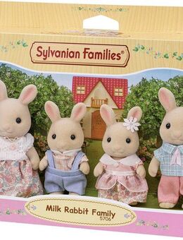 Sylvanian Families Spielfigur Spielset Milchhasen Familie (5706)