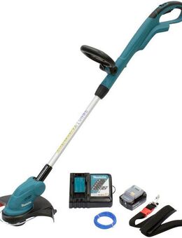 Makita Akku-Rasentrimmer DUR181RF, 26 cm Arbeitsbreite Faden, inkl. Akku und Schnellladegerät