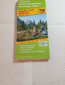 Rad- und Wanderkarte Zugspitze & Wettersteingebirge - Wiesbaden Auringen