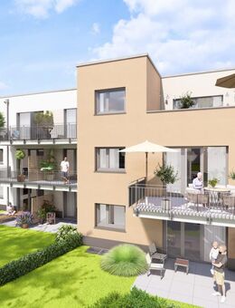 Für Jung und Alt: Barrierefreie Neubau-ETW´s in Eggenstein, 3 1/2-Zimmerwohnung im 1. OG mit Lift - Eggenstein-Leopoldshafen