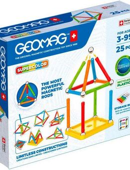 Geomag™ GEOMAG™ Supercolor Recycled Magnetspielbausteine, (25 St)