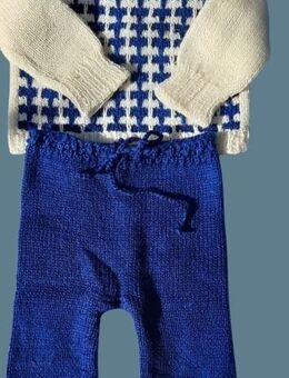 Vintage Strickset für Kleinkinder – ein Unikat - bestehend aus Pullover und Höschen - Niederfischbach
