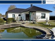 Neuwertiges EFH im Bungalowstil in ruhiger Stadtrandlage, große Doppelgarage und massiver Werkstatt - Mirow