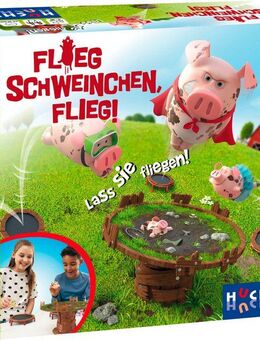 Hutter Trade Selection Spiel »Flieg, Schweinchen, flieg!«, Familienspiel