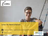 Leiter für Malerarbeiten - Mannheim