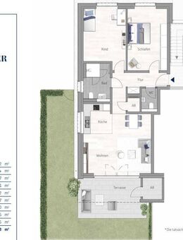 Exklusive 3-Zimmer Wohnung inkl. Terrasse mit toller Aussicht - Hamm