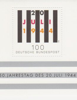 Briefmarken Block 50.Jahrestag 20.Juli 1944 (243) - Hamburg
