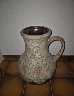 Große Vintage-Keramikvase / Steingutvase mit Henkel, ca. 44cm - Bad Urach