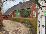Landleben trifft Nordseeluft: Landhaus auf rückwärtig unverbautem Grundstück in Buttforde-Wittmund! - Wittmund