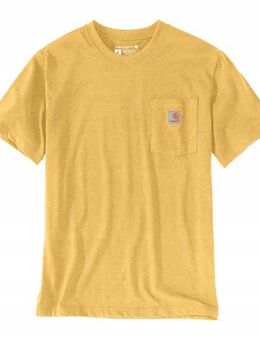 Shirt Carhartt Herren T-Shirt Workwear Arbeit Kurzarm Shirt Heavyweight Pocket Carbon - Wuppertal