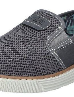 Rieker Slipper Espadrilles, Sommerschuh mit kontrastfarbenen Ziernähten