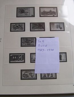 Briefmarken, Safe Vordruck, Bund 1989-1994 mit Taschen, gebraucht - Erftstadt